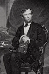 Portrait of Abraham Lincoln (detail)